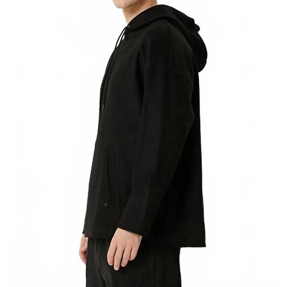 NEW CLOSED hooded wool sweatshirt in black - Picture 4 of 5